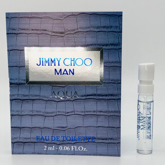 ❤️ 4 for $25 Jimmy Choo Man Aqua Mini Travel Vial NEW - Picture 1 of 1